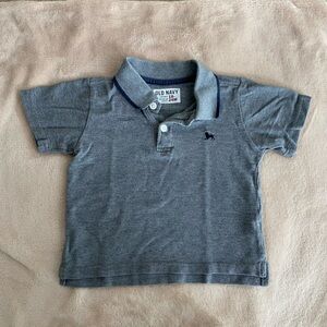 Old Navy 18M baby boy Gray Polo shirt